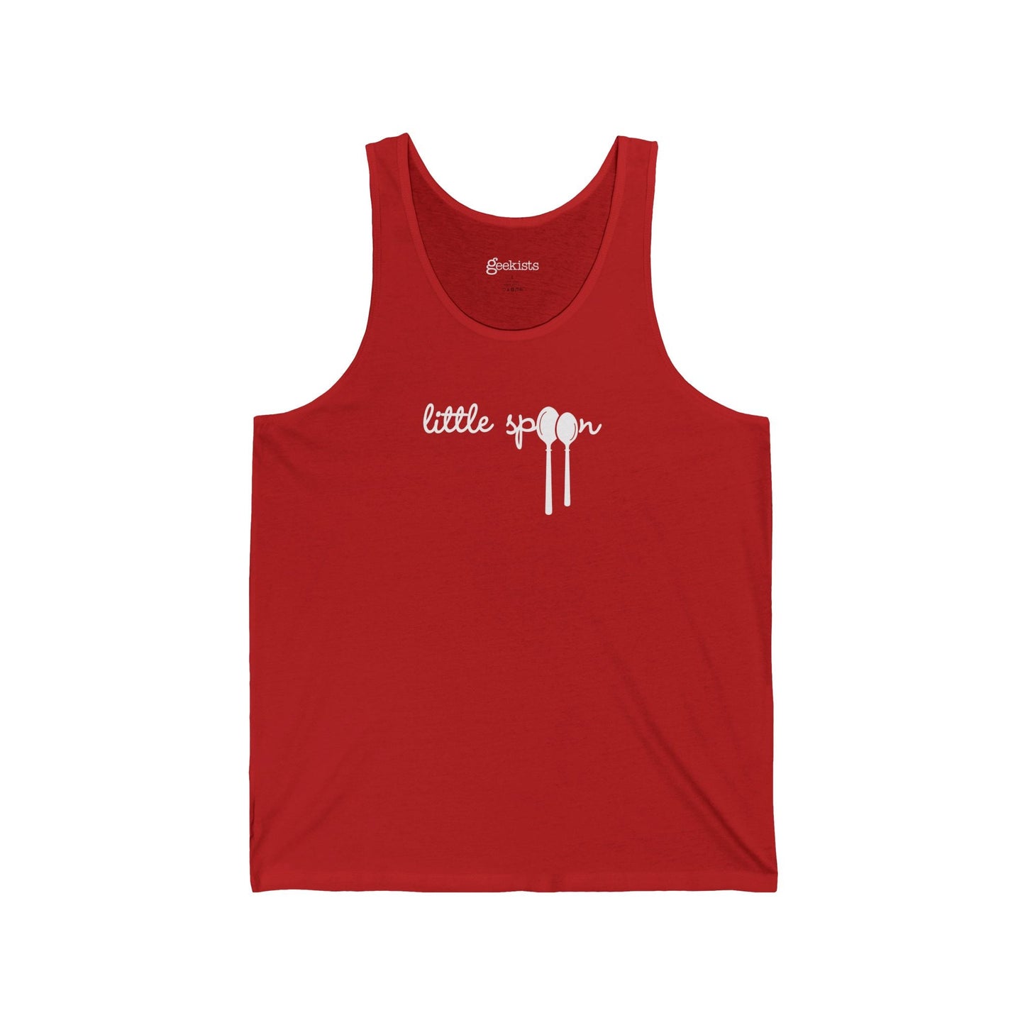 Red / XL Clothing Stuff > Shirts & Tops > Jersey Tank Top Little Spoon | Jersey Tank Top
