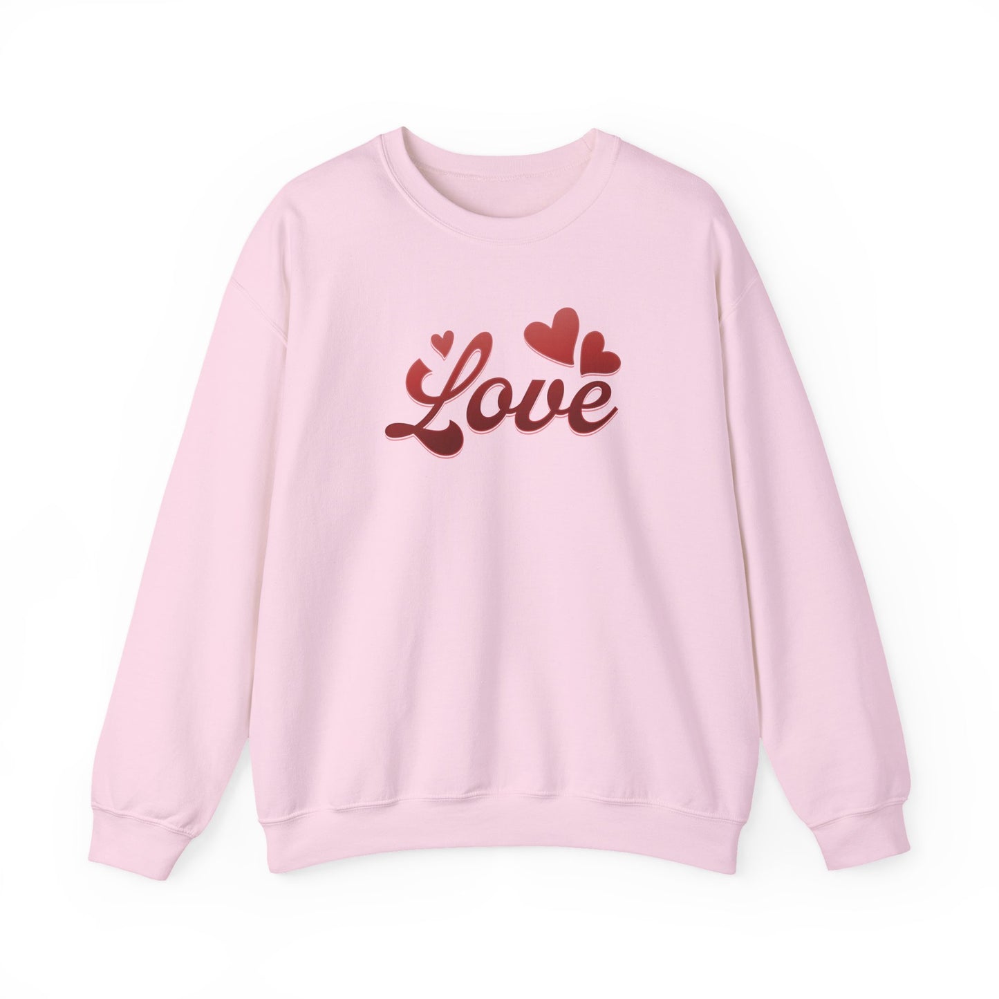 Sweatshirt Love Heart Graphic Tee – Red Valentine’s Shirt