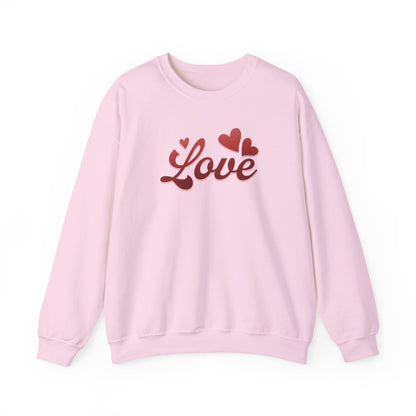 Sweatshirt Love Heart Graphic Tee – Red Valentine’s Shirt