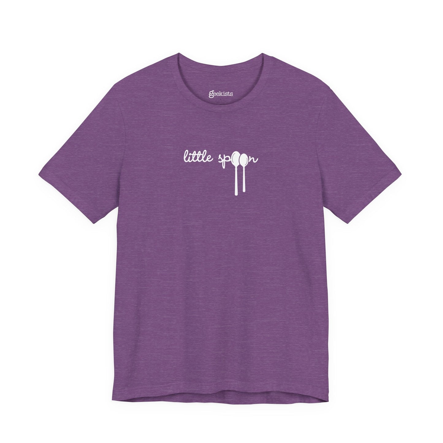 Heather Team Purple / 4XL Clothing Stuff > Shirts & Tops > Short Sleeve Jersey Tee Little Spoon | Short Sleeve Jersey Tee