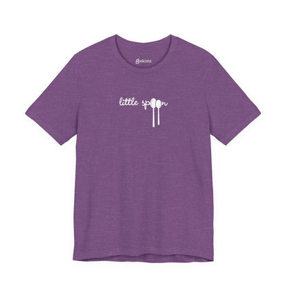 Heather Team Purple / 4XL Clothing Stuff > Shirts & Tops > Short Sleeve Jersey Tee Little Spoon | Short Sleeve Jersey Tee