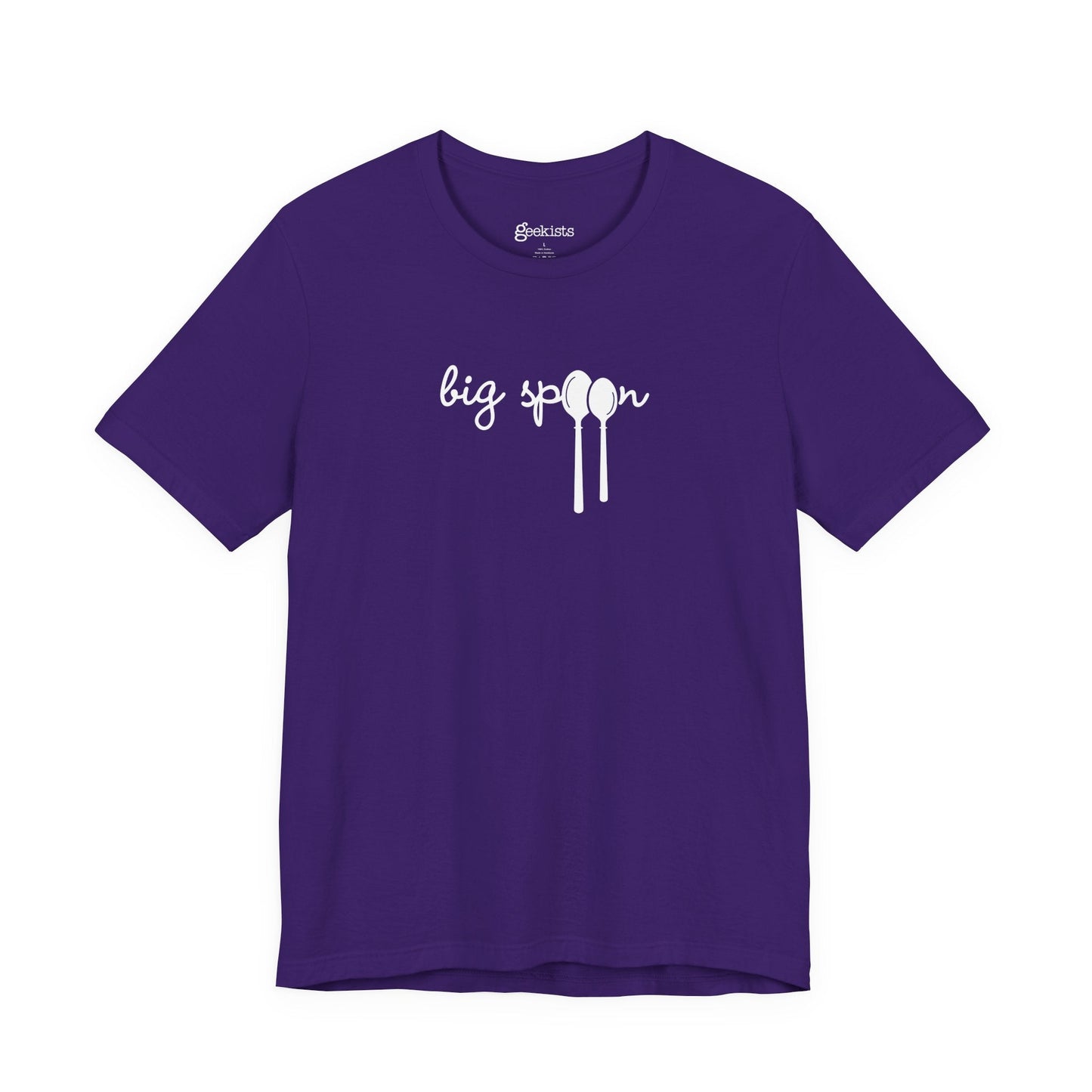 Team Purple / 4XL Clothing Stuff > Shirts & Tops > Short Sleeve Jersey Tee Big Spoon | Short Sleeve Jersey Tee