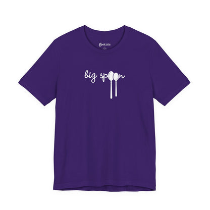 Team Purple / 4XL Clothing Stuff > Shirts & Tops > Short Sleeve Jersey Tee Big Spoon | Short Sleeve Jersey Tee