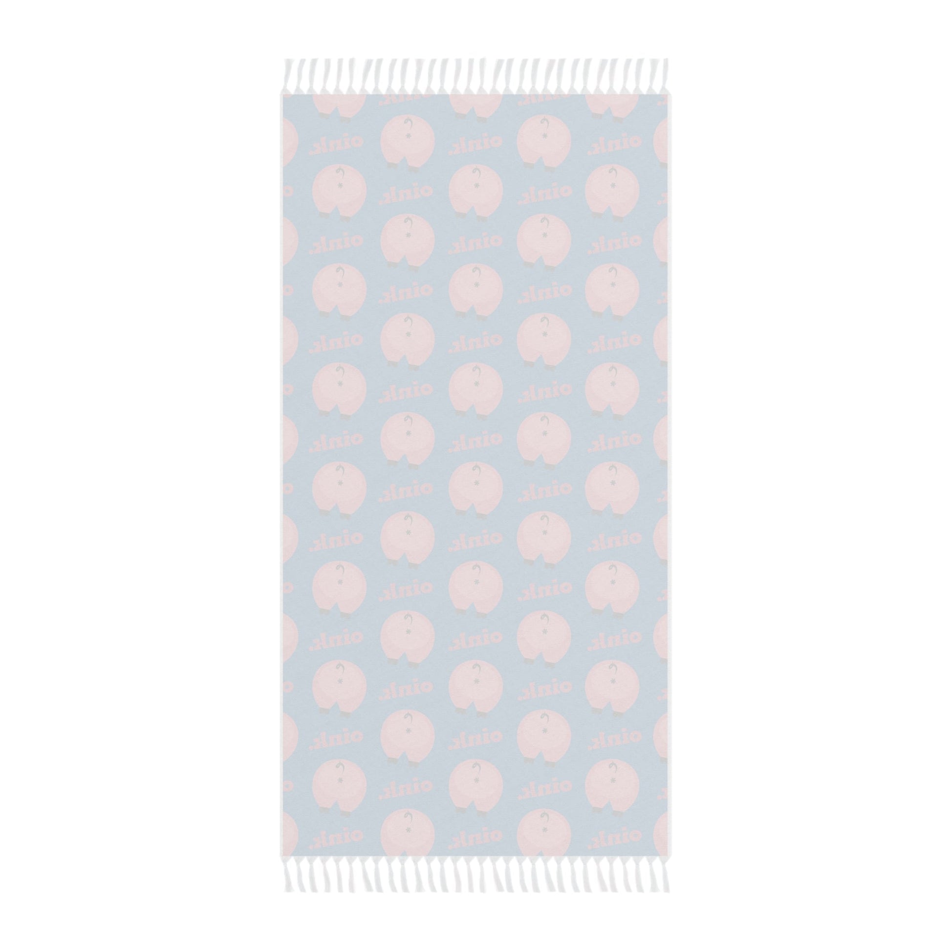 Home Stuff > Outdoor Living > Boho Beach Blanket Funny Pig Butt Pattern Boho Beach Blanket – Quirky Bedding for Animal Lovers