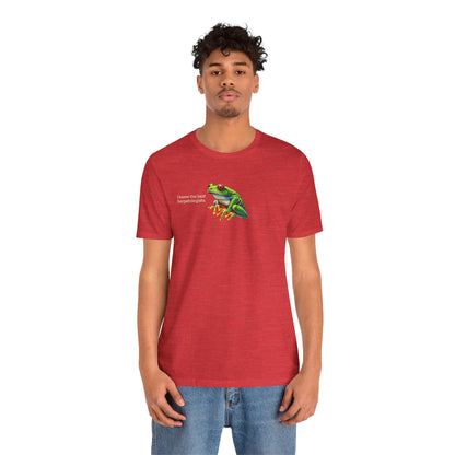 Clothing Stuff > Shirts & Tops > Lightweight Jersey Tee Frog T-Shirt for Herpetology Nerds | 8 Species Available | Unisex Lightweight Biology Tee