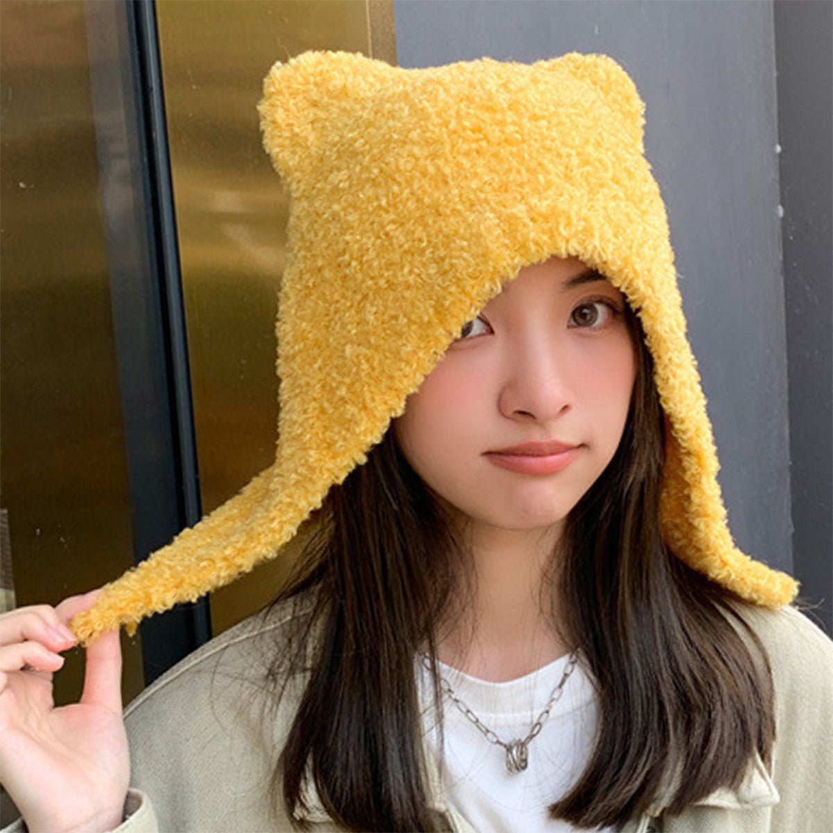 Warm Cat Ears Anime Hat | Cute Women’s Winter Accessory | Perfect for Cosplay & Harajuku Fashion