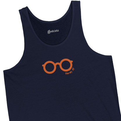 Clothing Stuff > Shirts & Tops > Full Pattern Unisex Tank Top Nerdy AF Unisex Tank Top | Funny Graphic Summer Shirt for Geeks