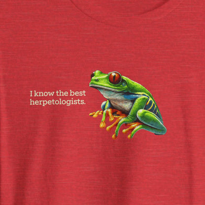 Clothing Stuff > Shirts & Tops > Lightweight Jersey Tee Frog T-Shirt for Herpetology Nerds | 8 Species Available | Unisex Lightweight Biology Tee