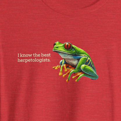 Clothing Stuff > Shirts & Tops > Lightweight Jersey Tee Frog T-Shirt for Herpetology Nerds | 8 Species Available | Unisex Lightweight Biology Tee