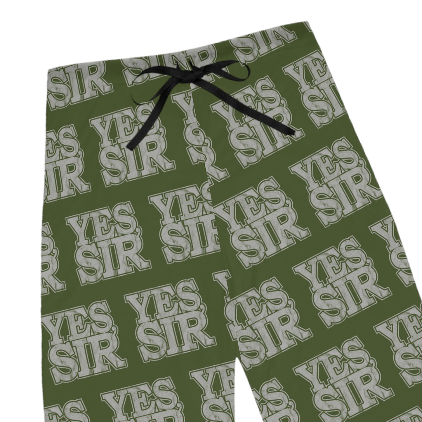 Sleepwear, Swimwear, & Underwear Yes Sir! Alpha Guy Military Nerd Women's Pajama Bottoms | Army Green Distressed Pattern | Bold Sleepwear for Commanding Comfort