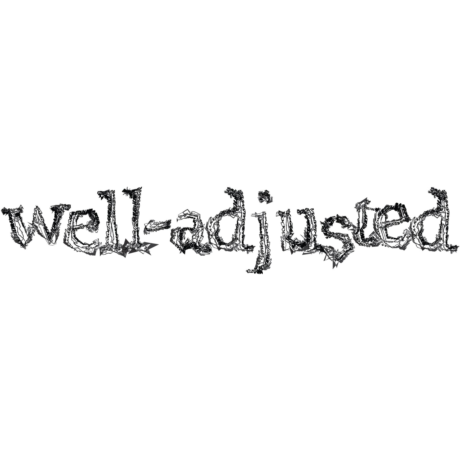 Clothing Stuff > Shirts & Tops > Lightweight Jersey Tee Well-Adjusted T-Shirt | Self-Deprecating Humor Tee