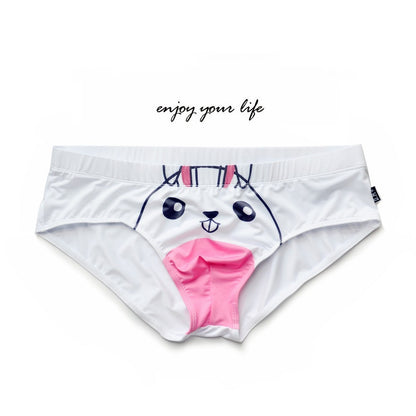 Sleepwear, Swimwear, & Underwear Briefs Mens Clothing Underwear Rabbit White