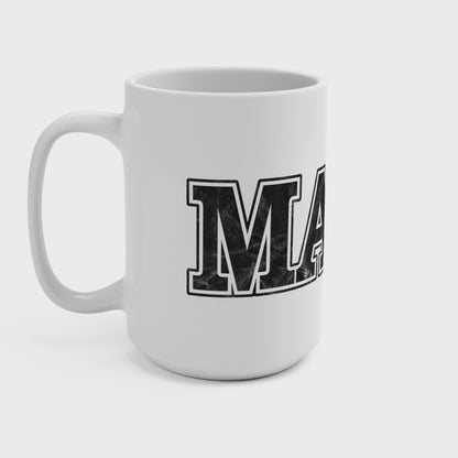 Alpha Ma’am Mug | Distressed 2-Sided Design for Military Nerd Dads